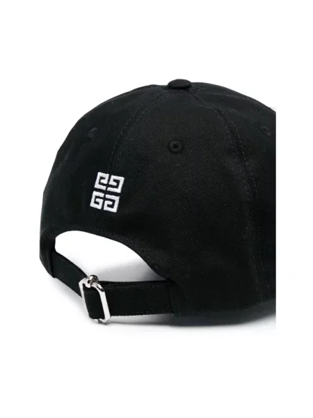 Czapka z daszkiem Givenchy z logo czarna