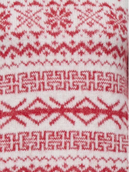 ONLY Megztinis Xmas Nordic raudona