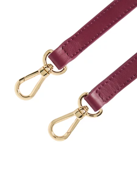 Geantă Lancel din piele cu bretele violet