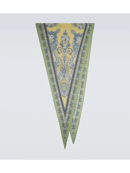 Svilen šal Etro s potiskom