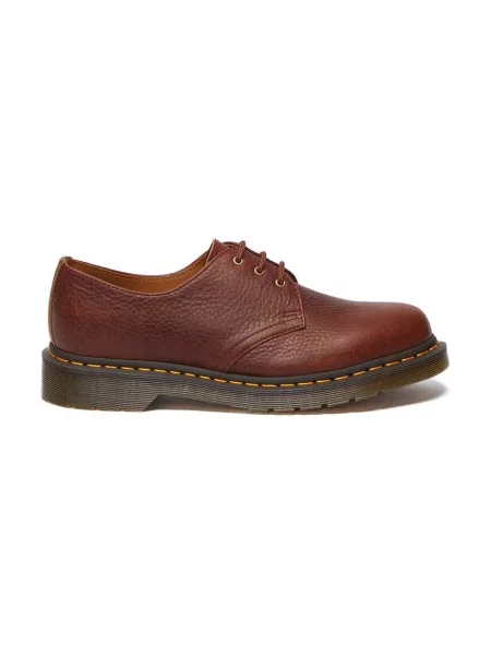Кожени половинки обувки Dr. Martens Ambassador кафяво