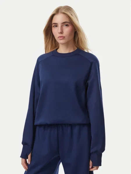 Adidas Μπλούζα Soft Lux Winter Knit μπλε