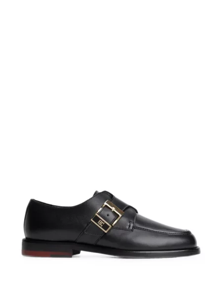 Pantofi loafer Tommy Hilfiger din piele cu cataramă negru