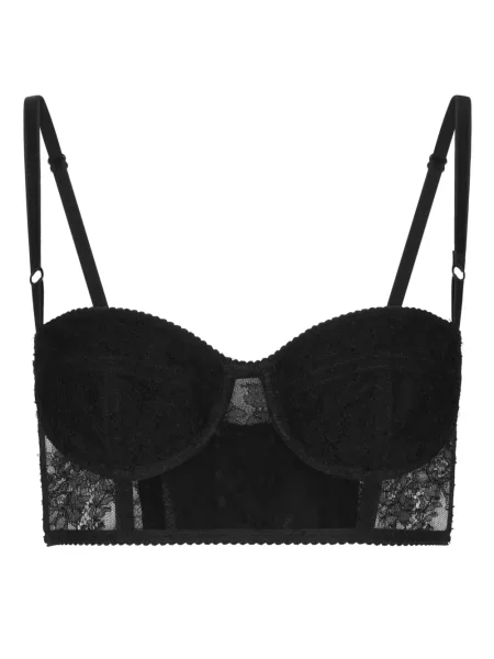 Sutien Dolce & Gabbana din dantelă negru