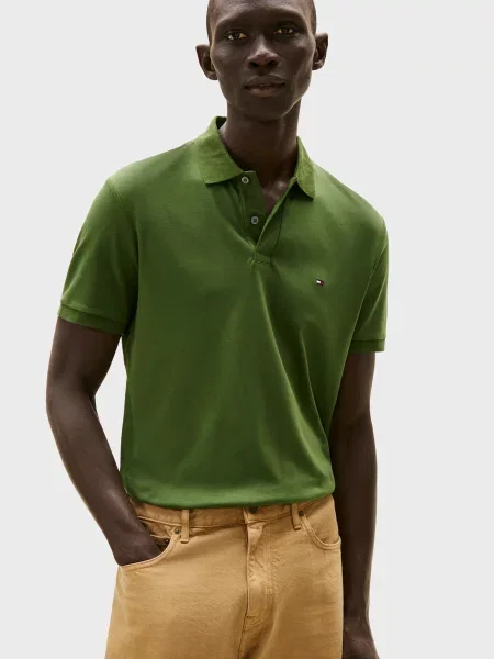 Поло Tommy Hilfiger зелене