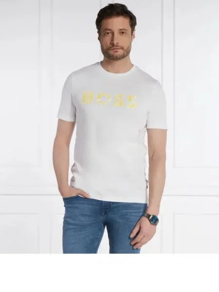 BOSS ORANGE Tricou Te_Bossocean alb