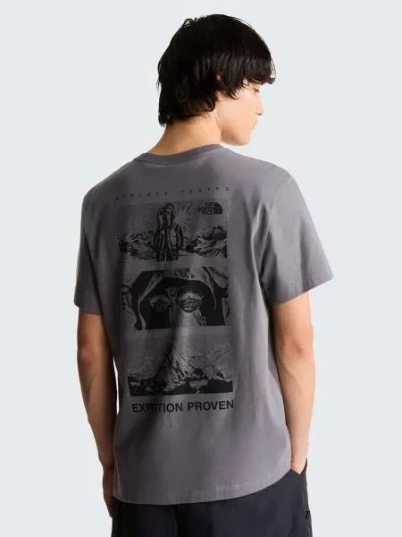 Футболка The North Face серая