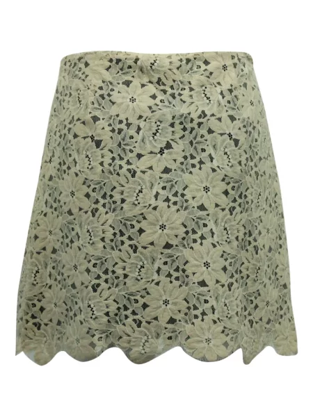 Mała spódnica mini Sandro w kwiatki koronkowa