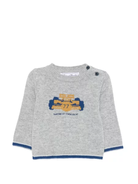 Sweter dziecięcy Tartine Et Chocolat szary