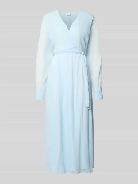 Sukienka midi z tasiemką w talii model ‘FALIA’ Vila