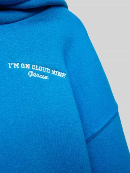 Bluza z kapturem Garcia niebieska