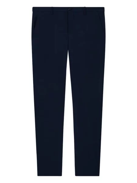 Pantaloni Giorgio Armani de lână albastru