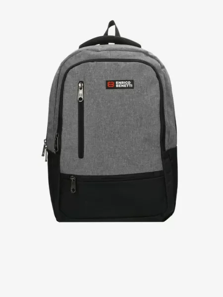 Enrico Benetti Hamburg Notebook Light Grey Hátizsák szürke