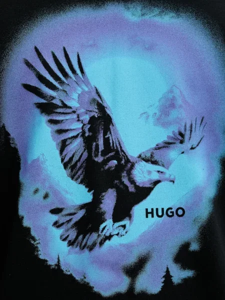 Лонгслів Hugo Blue Nagtox синій