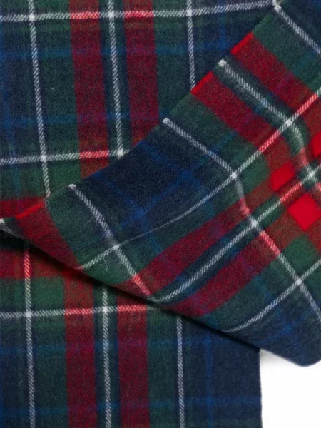 Fular Barbour în carouri albastru