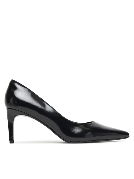 Lodičky Calvin Klein Ess Stiletto 70 Shiny Lth čierna