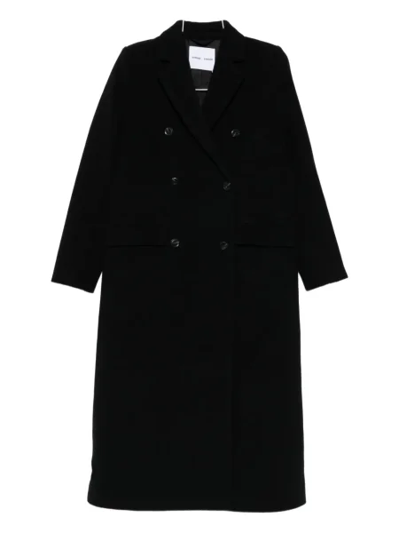 Palton cu două rânduri de nasturi Samsøe Samsøe cu două rânduri de nasturi negru