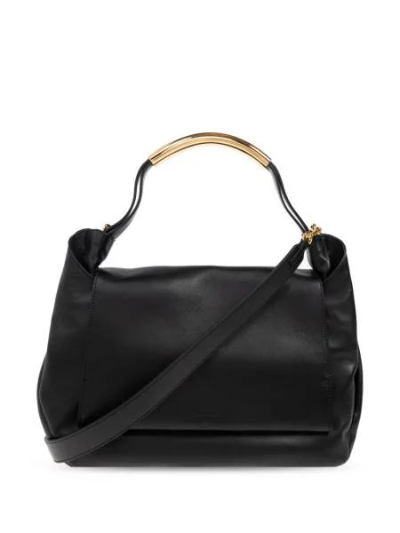 Geanta de piele Moschino din piele negru