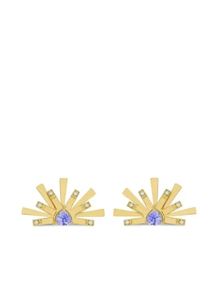 Обеци Carol Kauffmann жълто