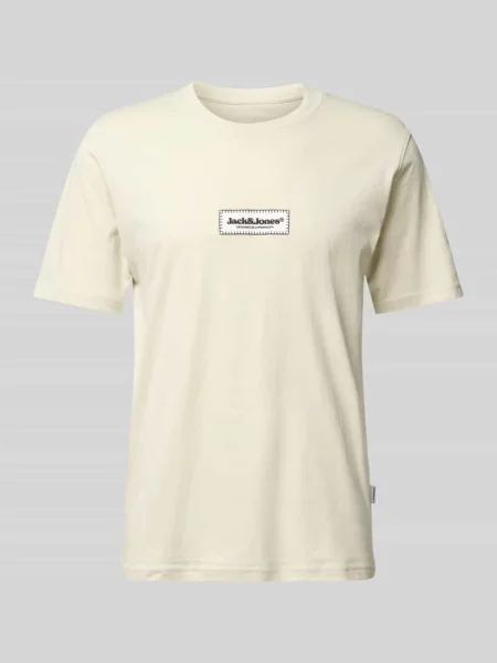 T-shirt z okrągłym dekoltem model ‘JORSPLIT’ Jack & Jones