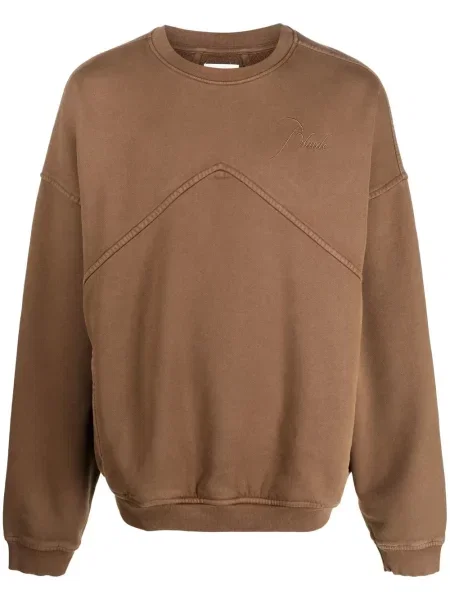 Pulover Rhude cu broderie maro