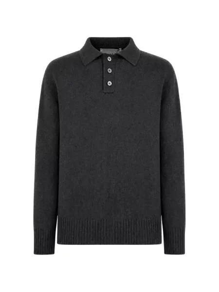 Gulerat tricou polo Amaranto gri