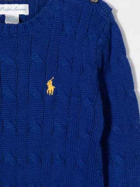 Koszulka polo dziecięca Polo Ralph Lauren niebieska