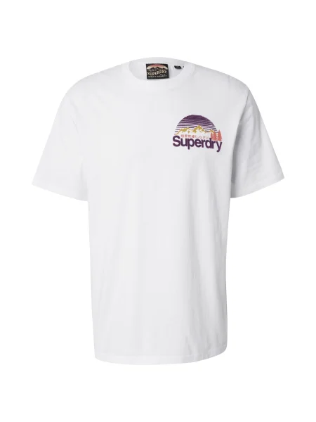 Tricou Superdry alb