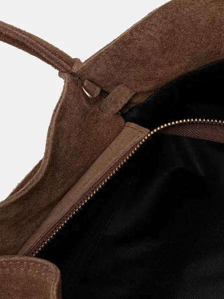 Замшевая сумка Answear.lab коричневая