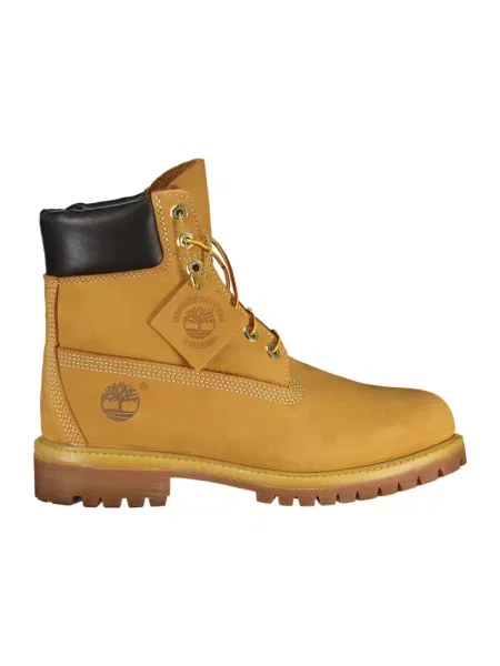 Botki Timberland wodoszczelne skórzane wiązane brązowe