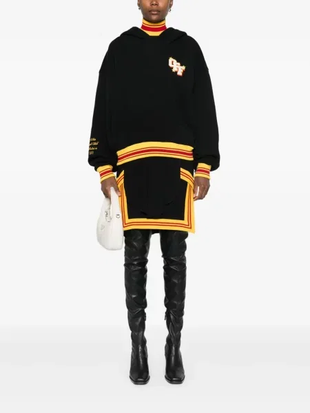 Hanorac cu glugă Off-white alb