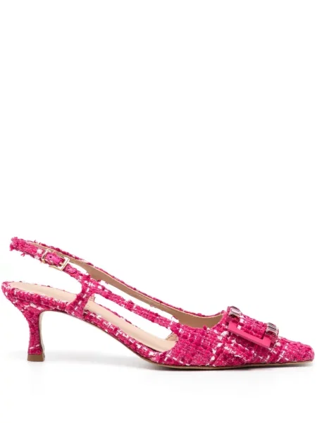 Pantofi cu toc Madison.maison din tweed roz