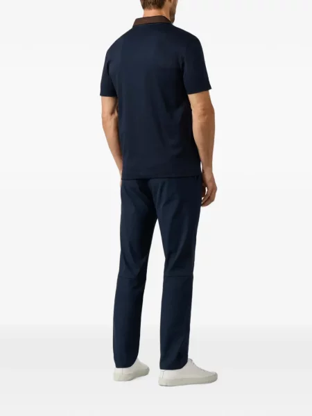 Scurt tricou polo Hackett London albastru