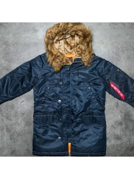 Jachetă Alpha Industries VF 59 Replica Blue L albastru