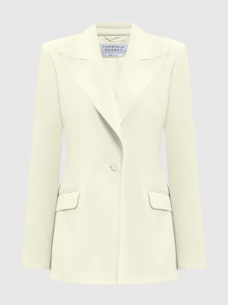 Жакет Leiva з вовни Gabriela Hearst білий
