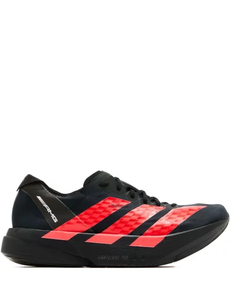 Prugaste tenisice Adidas Adizero s vezicama od brušene kože crna