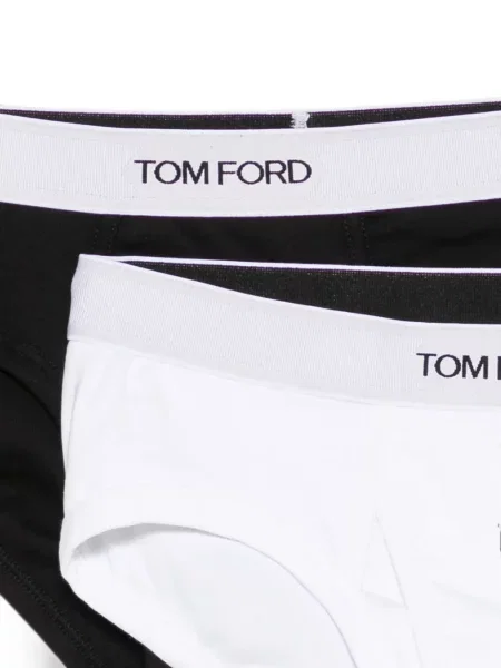 Chiloți multipac Tom Ford cu autograf negru