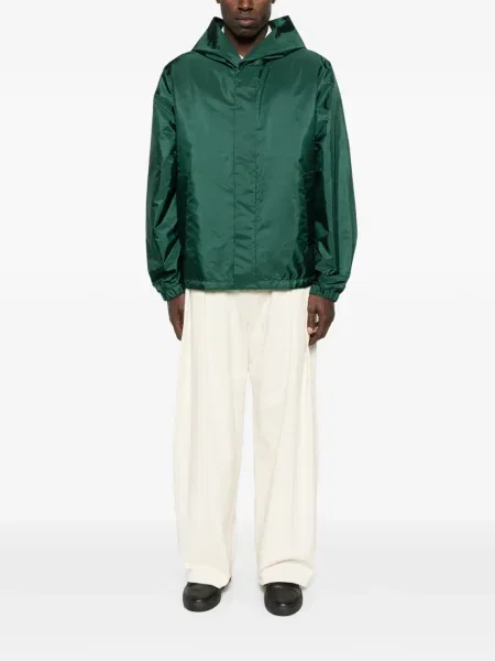 Geacă Moncler cu glugă verde