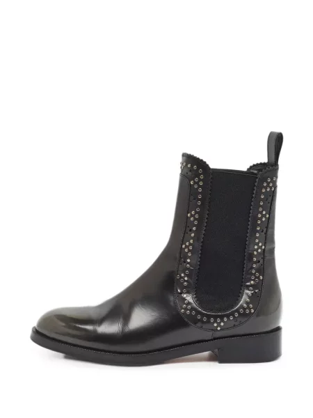 Botine Aquazzura cu tepi negru
