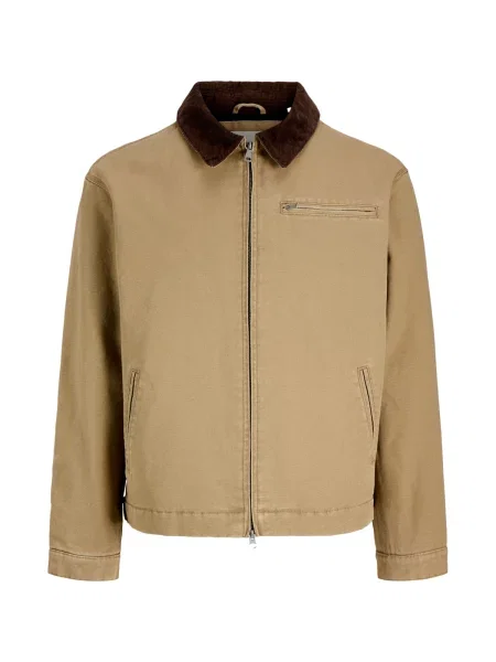 JACK & JONES Geacă de primăvară-toamnă JORChamberi cappuccino / închis maro