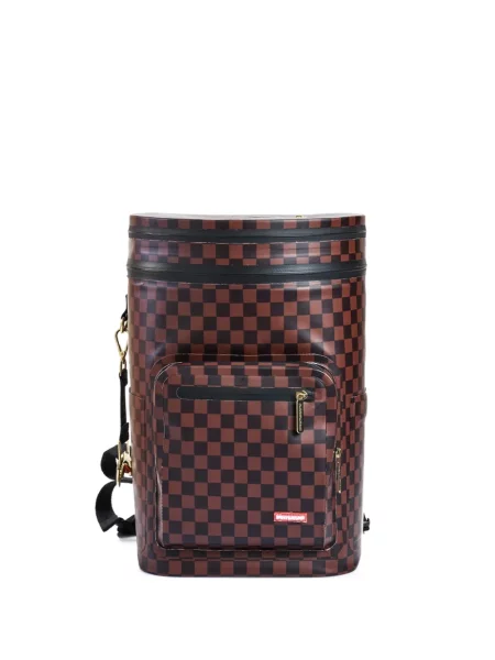 Rucsac Sprayground în carouri maro