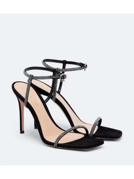 Sandale Gianvito Rossi din piele negru