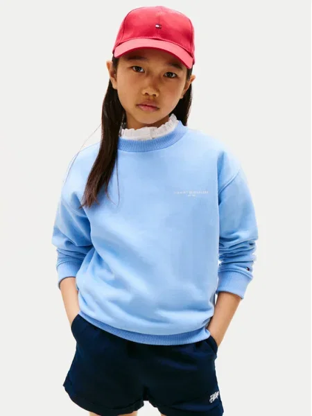 Tommy Hilfiger Bluză celest albastru