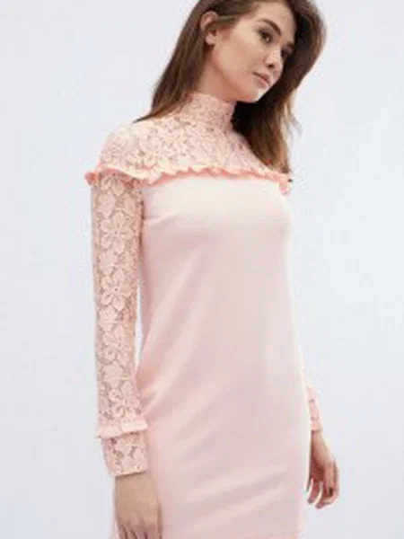 CARICA Сукня міні рожевий