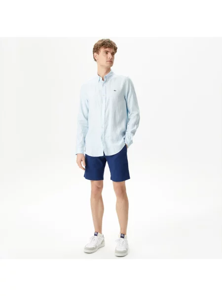 Рубашка Lacoste голубая