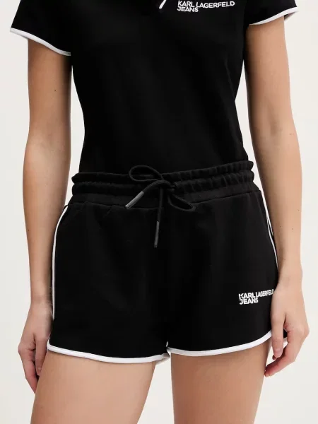 Karl Lagerfeld Jeans szorty czarne