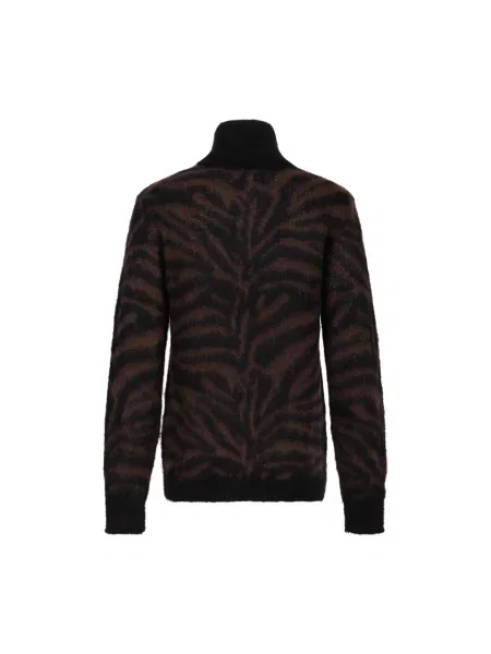 Sweter z golfem Parosh do golfa brązowy