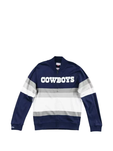 Pulover Mitchell & Ness cu dungi albastru