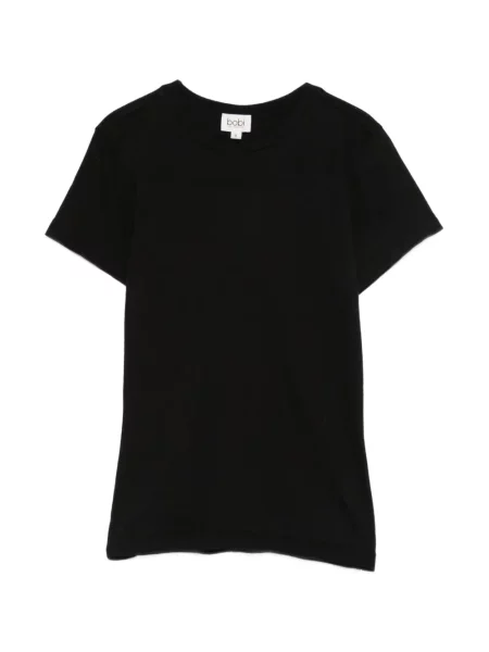 Tricou Bobi cu decolteu rotund negru