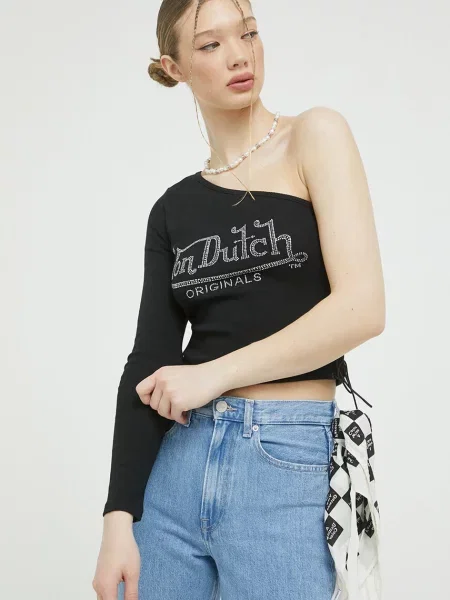 Лонгслив Von Dutch черный